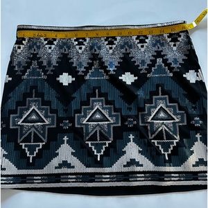 Skirt - Sparkle - grey and blue.  Lined. It is beautiful.  Super comfortable.